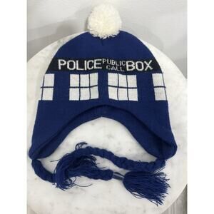 Doctor Who: Tardis Knit Laplander Beanie Hat